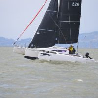 Luckily we don't have to race in the rain very often in the Bay.