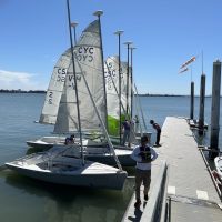 Sailing dinghies are ready to go!