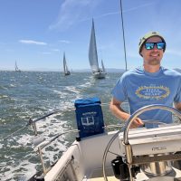 SPYC annual Treasure Island Race. Blondie not winning, but doing well and having fun! © Kevin Cerini