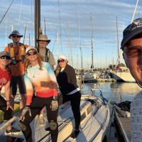 Friday EYC race with Flying Fish, we got lucky and came in 2nd. © Michael Berndt