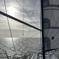 Ondina, 1978 Cal 2-29, singlehanding around Angel Island from RYC, 12/27/24 John Walsh