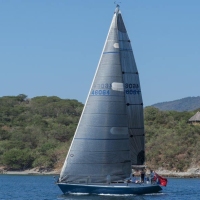 The sporty looking Reichel Pugh 42 Scavenger took 2nd in the Cruising Division.