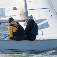 Upwind action in the Mercury Fleet.