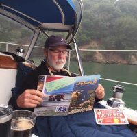 If you're lucky you can combine both. John Abbott is pictured here aboard his Catalina 30 Shellback in a close-to-home escape to Ayala Cove.