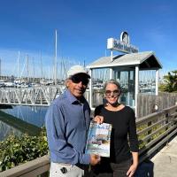 Phillip Dias and  Danielle White. Shelter island Marina