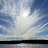 'Feather in the Sky' taken in Canada at anchor at Nanaimo, © Anneke Dury