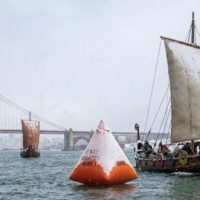 The Viking theme made for some interesting mark roundings. There were no boardings but the battle was fierce.