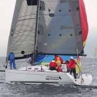 Rain doesn't stop sailors.