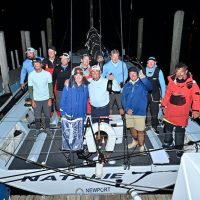 the GL52 Natalie J captures line honors in heavy rains and winds in the Port Huron Race.