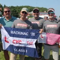 Shinebox representing the St Francis Yacht Club celebrates 1st Place!
