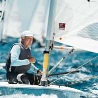 Emilio Castelli giving the photo boat the side eye.