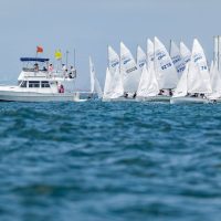 A crowded pre-start at C420 Nationals.