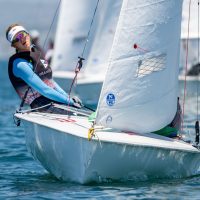 A St. Francis Yacht Club boat at C420 Nationals.