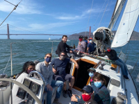 A-group-of-friends-out-for-a-sail-under-the-Gate-aboard-Yukon-Jack-©-Drew-Harper