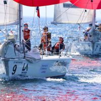 The College of Charleston Cougars jumped out to an early lead by winning the first three races of the event to jump out to an early lead, and then held on from there with consistent mid-fleet finishes.