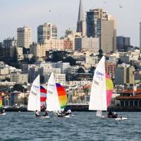 Merritt Sellers and Marina Priskich won the 19-boat c420 fleet.