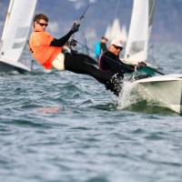 The wind was light but it still require Adam Lowry to get on the wire with Mike Martin at the helm.