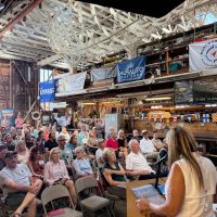 So far, there are fewer boats signed up for the Baja Ha-Ha but Patsy Verhoeven gave a great seminar to a solid crowd of cruisers.