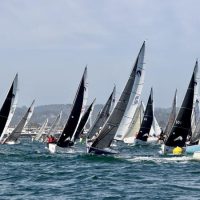 A taste of what's to come over the next three days off of Santa Cruz Harbor.