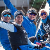 Sweden's Anna Östling (center, left) is currently leading the WWMRT for 2026.