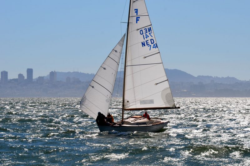 Folkboat sailing