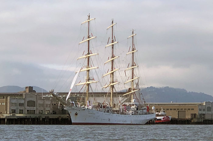 Polish tall ship at the Embarcadero