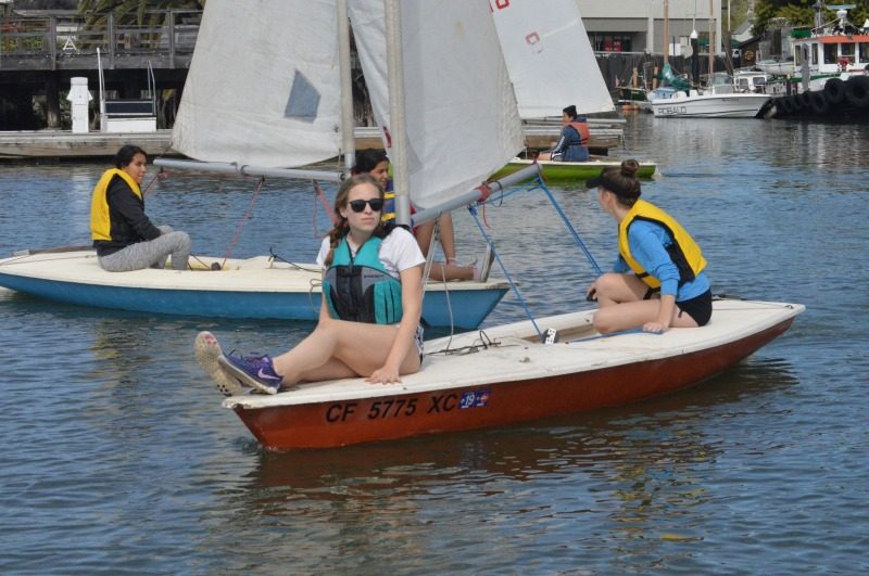 San Rafael HIgh School sailing.