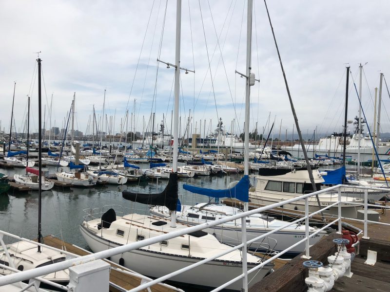 Alameda Marina waterfront docks