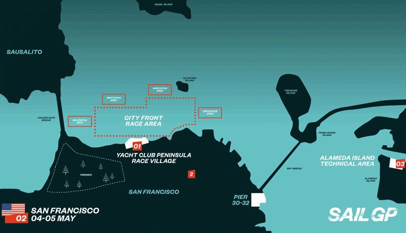 SF race area map