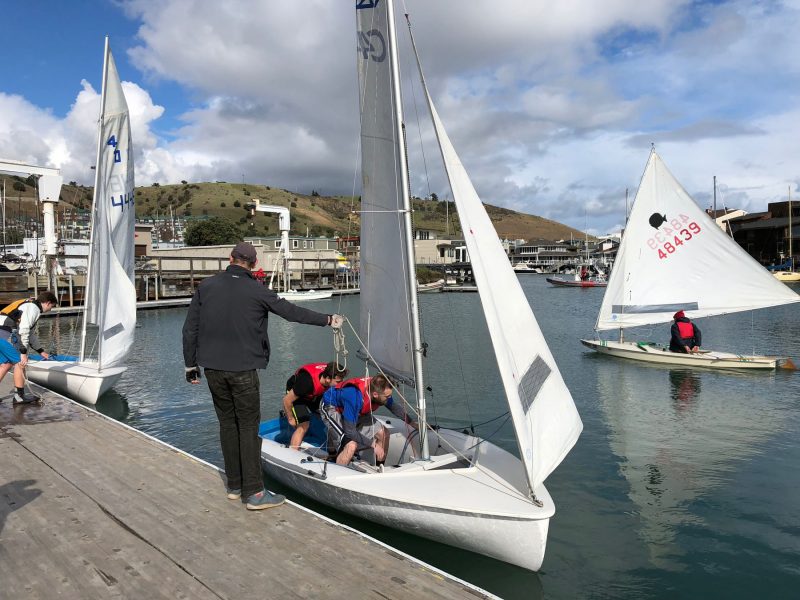 Sailboat rides at Richmond Yacht Club