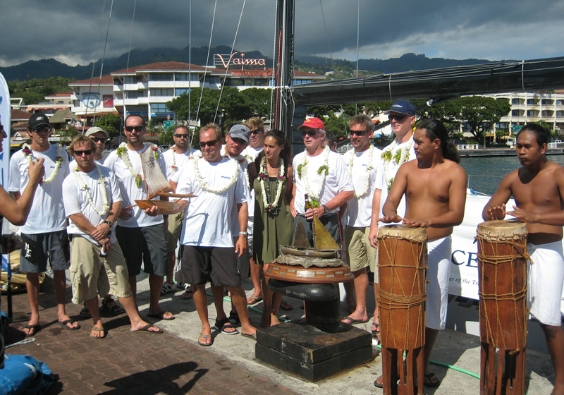 Crew of Mag 80 with trophy