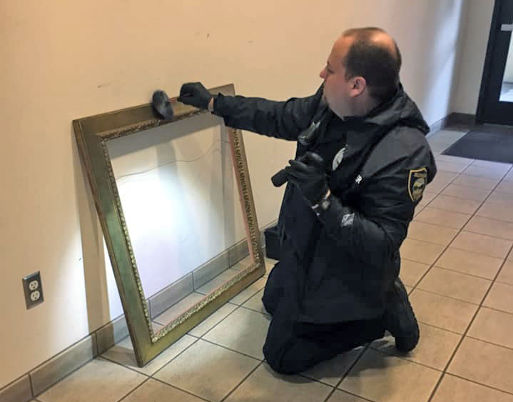 Officer printing frame