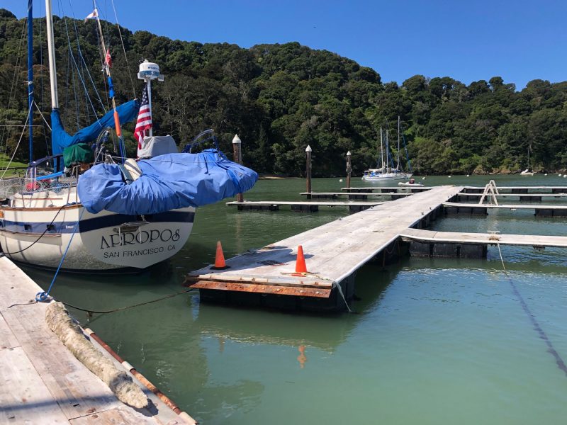 Angel Island docks.