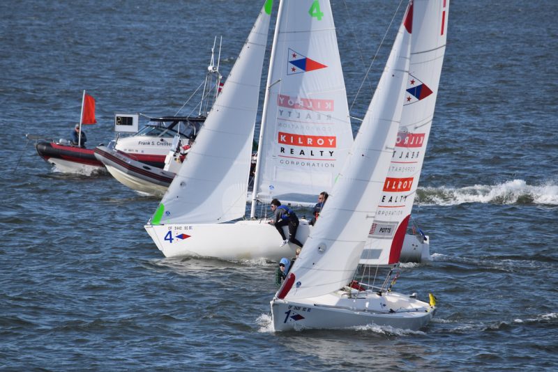 J/22s match racing