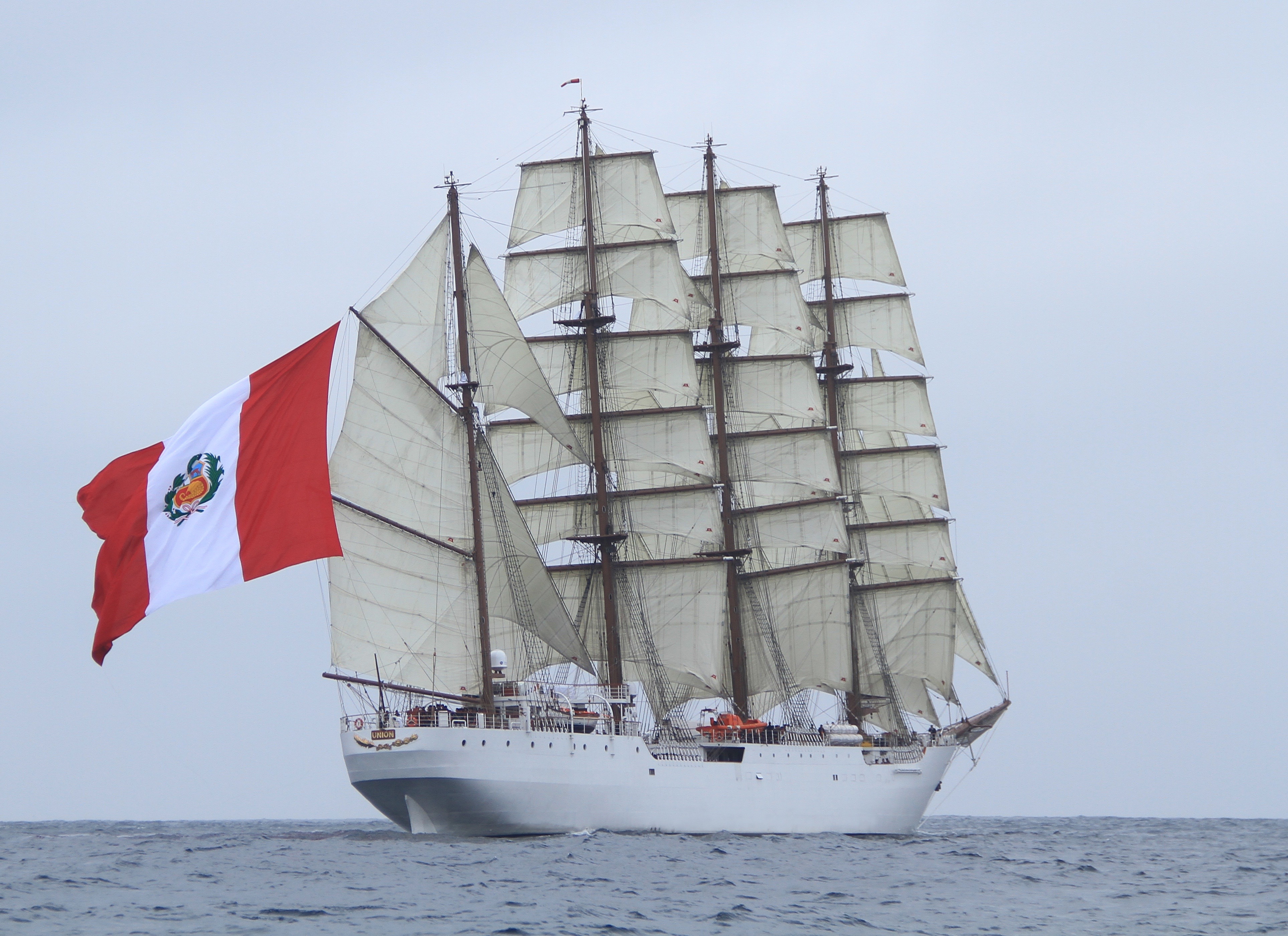 Peruvian Tall Ship 'Union' Headed for the Bay Latitude38