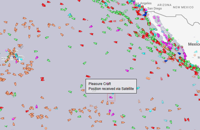 AIS tracker hits