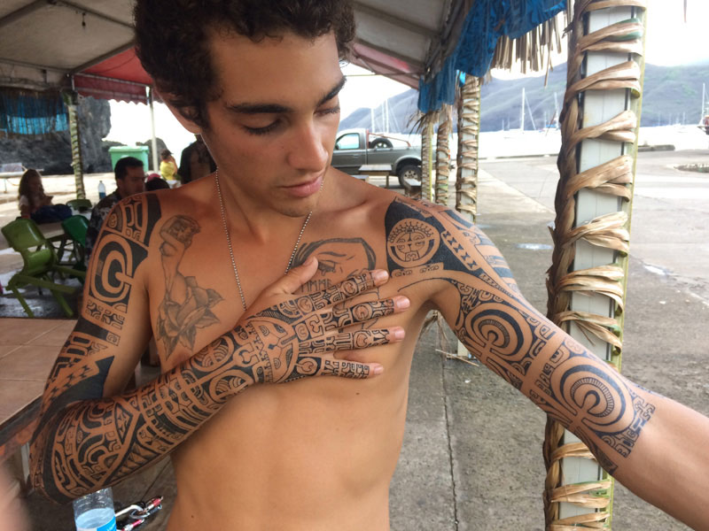Tattooed Marquesan
