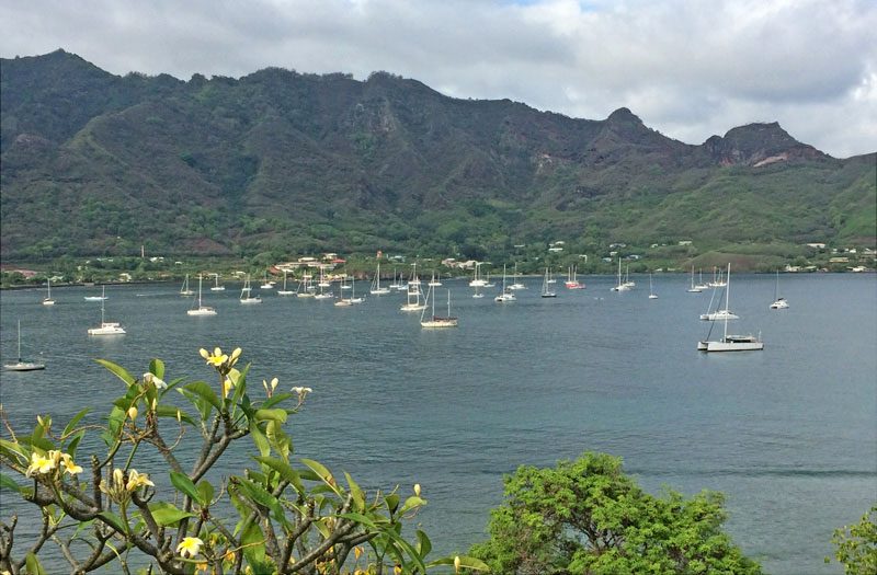 Nuku Hiva anchorage