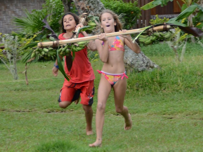 Kids running