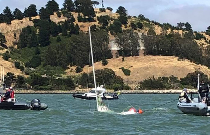Sequoia boat sunk
