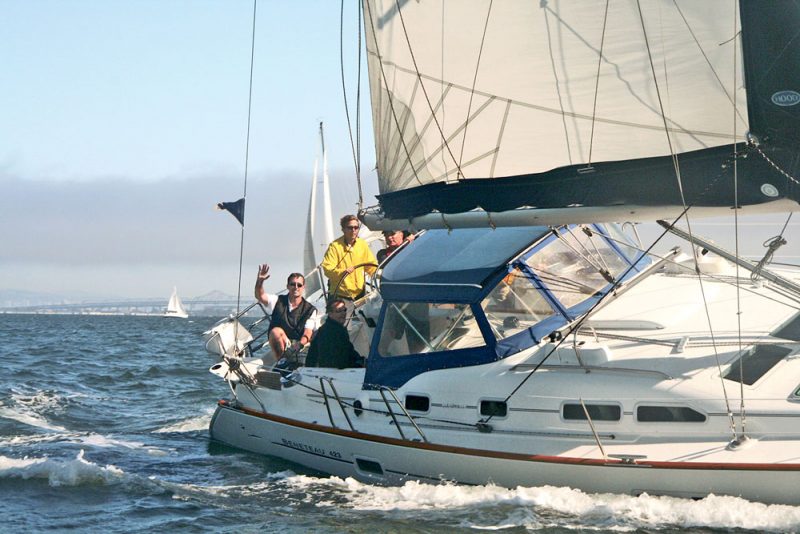 Beneteau 42 sailing