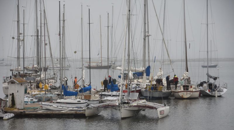 raft-up in Half Moon Bay