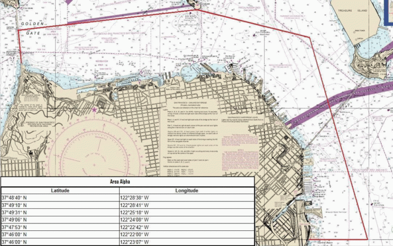 Area Alpha chartlet