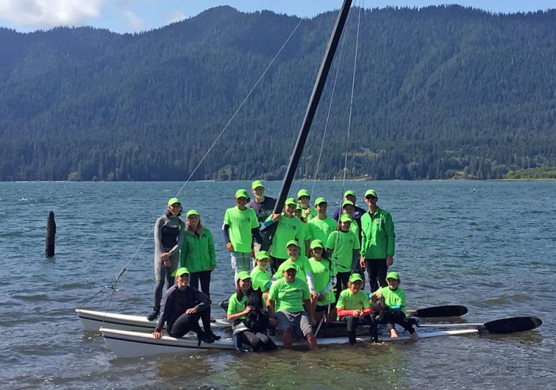 20 people on a Hobie 16