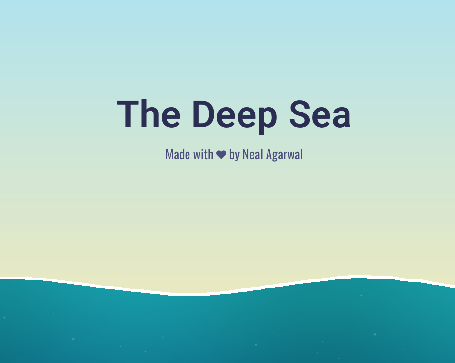 Take a Quick Scroll to the Bottom of the Ocean Latitude38