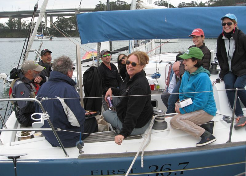 LaDonna and others aboard Bonaparte