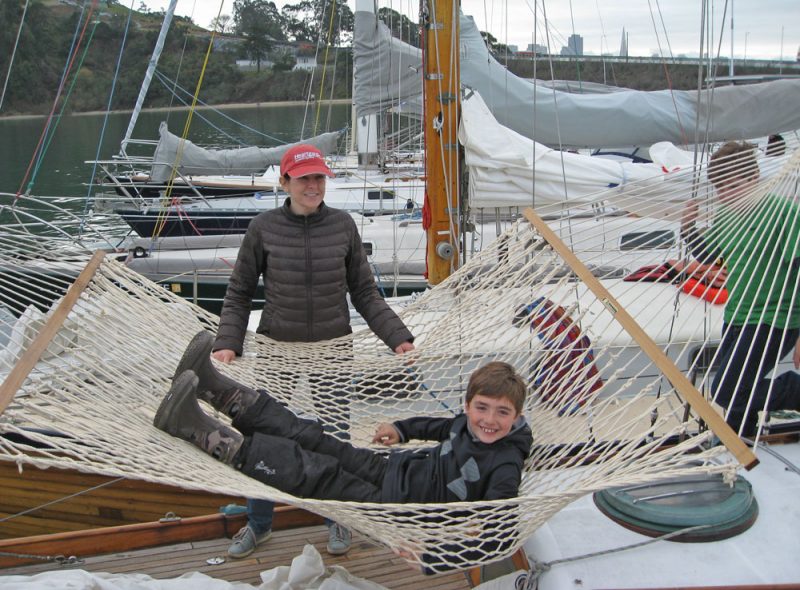 kid in a hammock