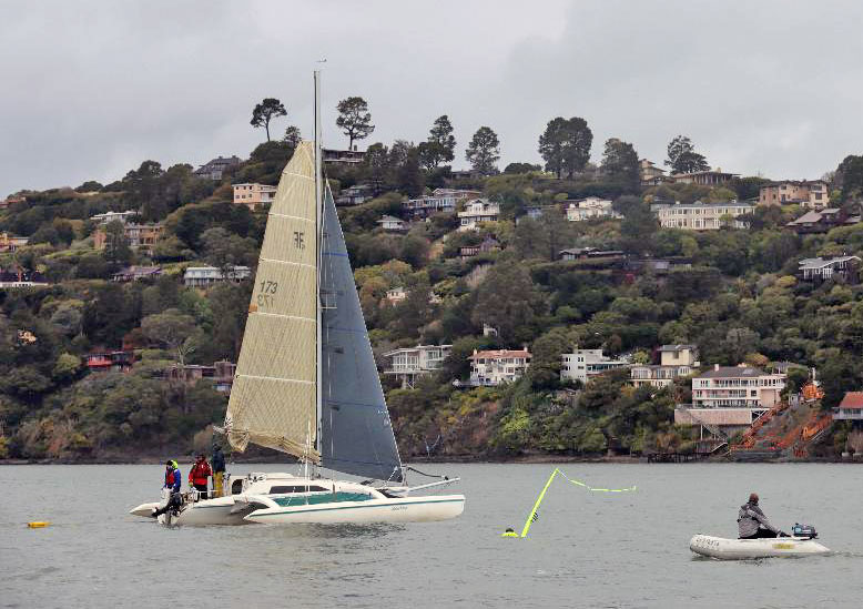 Crew overboard practice