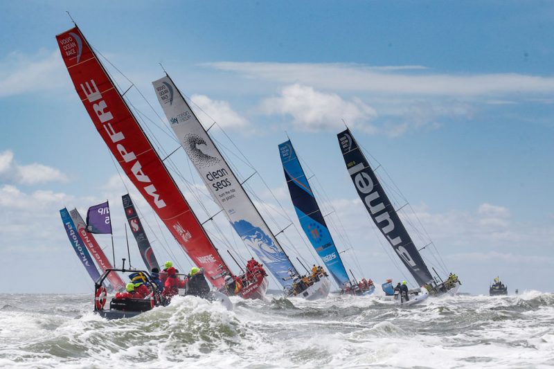 VO65 fleet start