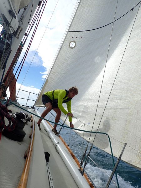 skirting the genoa